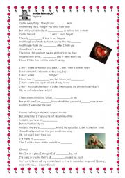 English Worksheet: Beyonc - Broken-hearted girl