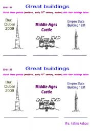 English Worksheet: great buildings