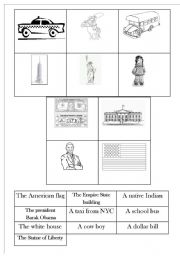 English worksheet: American symbols