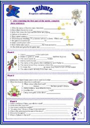 English Worksheet: Zathura - A space adventure-