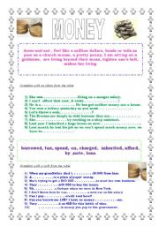 MONEY- vocabulary and idioms + KEY