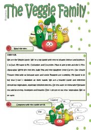 English Worksheet: Vegetables