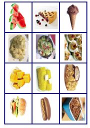 English Worksheet: USA Fourth of July Menu