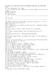 English Worksheet: Final test for intermediate level