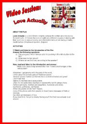 English Worksheet: Love actually 