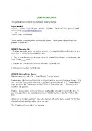 English Worksheet: money changers