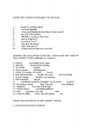 English worksheet: Present Simple