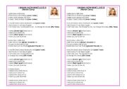 English Worksheet: Song by MARIAH CAREY: I wanna know what love is