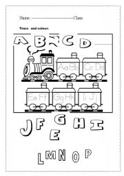 Alphabet train