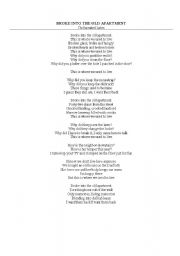 English Worksheet: 