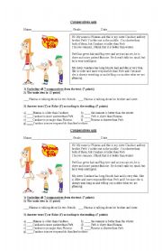 English Worksheet: comparatives describing people