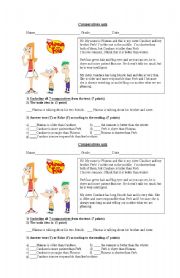 English Worksheet: comparatives describing people