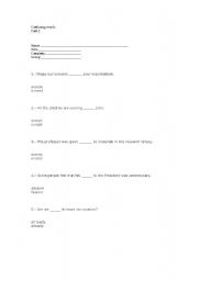 English Worksheet: Confusing words