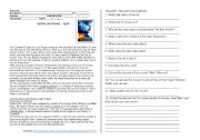 English Worksheet: ACTIVITY ABOUT THE MOVIE OF DISNEY 