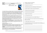 English worksheet: ACTIVITY ABOUT THE MOVIE OF DISNEY 