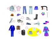 English worksheet: clothing