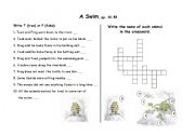 English worksheet: exercises for the book 