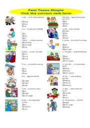 English Worksheet: Past Simple