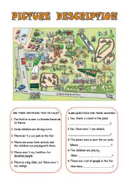 English Worksheet: Picture description 3