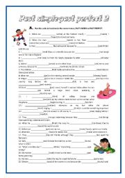 English Worksheet: Past simple-past perfect