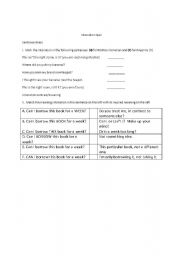 English Worksheet: Intonation Quiz