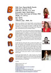 Beyonces biography