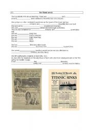 English Worksheet: Superlatives B1 - The Titanic
