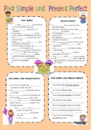 English Worksheet: Past Simple and Present Perfect