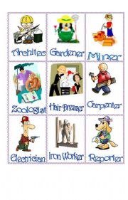 English Worksheet: Professions Part 2