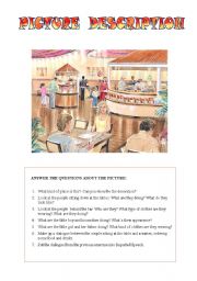 English Worksheet: At the restaurant