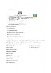 English worksheet: Quiz-elementary
