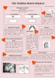 English Worksheet: Romeo and Juliet film by Baz Luhrmann with KEY [Editable]