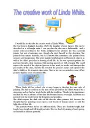English Worksheet: The Paintings