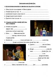 English Worksheet: describing scooby doos gang