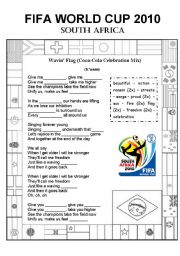 English Worksheet: WORLD CUP SOUTH AFRICA 2010