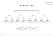 English worksheet: Shoot or Suit - Minimal Pair Word Tree
