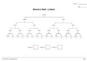 English Worksheet: Shoot or Suit - Minimal Pair Word Tree