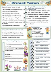 Present Tenses (Simple and Continuous)