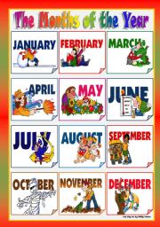 THE MONTHS OF THE YEAR