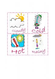 English worksheet: Weather