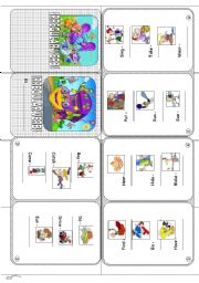 English Worksheet: IRREGULAR VERBS: MINI BOOK 1