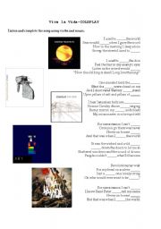 English Worksheet: Viva la Vida