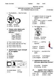 7TH GRADE 2ND TERM 3RD EXAM FOR TURKISH STUDENTS