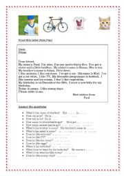 English Worksheet: Paul