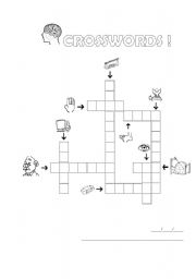 English Worksheet: crosswords