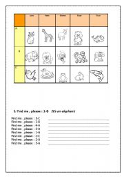 English worksheet: Animals