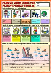 Passive voice using the present perfect tense part 2 + KEY