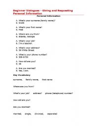 English worksheet: GREETINGS