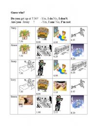 English Worksheet: simple present