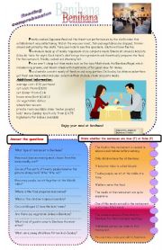 English Worksheet: Reading comprehension - Benihana restaurant